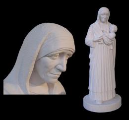 SYNTHETIC MARBLE ST THERESA OF CALCUTTA